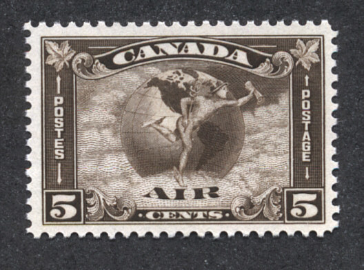 Primary image for Canada  - SC#C2 Mint NH -  5 cent Mercury with Scroll in Hand issue