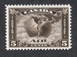 Canada  - SC#C2 Mint NH -  5 cent Mercury with Scroll in Hand issue - £23.96 GBP