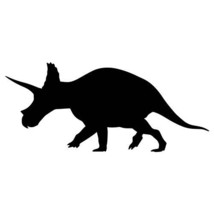 Triceratops sticker VINYL DECAL Ceratopsid Herbivore Cretaceous Frill Ho... - £5.31 GBP