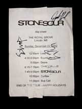 Stone Sour/Slipknot Corey Taylor &amp; Chevelle Pete Loeffler Autographed Da... - $79.19