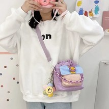 2023  Arrival Japan  Melody Cute Chain ita  Handbag Travel  Cotton Messenger Tot - £140.47 GBP