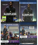 SLEEPLESS BLU-RAY JAMIE FOXX UNIVERSAL VIDEO WITH EMBOSSED SLIPCOVER - $9.95