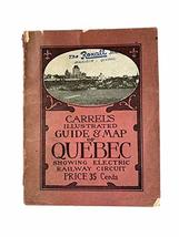 1928 Rare Travel Guide Book &quot;Guide &amp; Map of Quebec&quot; [Hardcover] unknown - £69.13 GBP