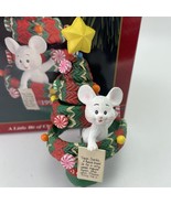 Carlton Cards 1995 A Little Bit of Christmas Ornament Mouse Sixth in Series - $23.77 CAD