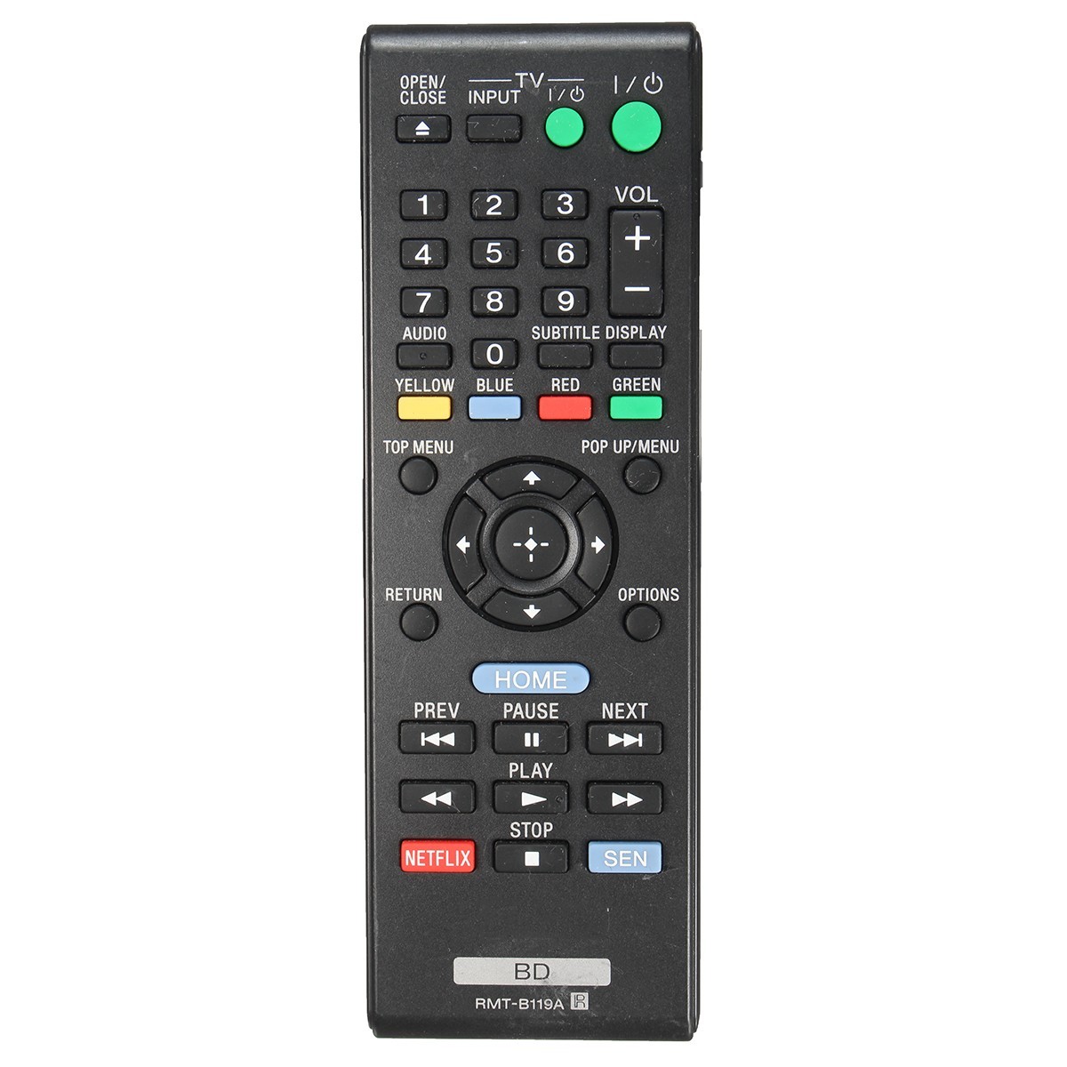 Blue Ray Remote Control RMT-B119A fit for Sony BDP-BX59 BDP-S390 BDP-S590 - $8.82