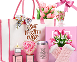 Mothers Day Gifts for Mom Wife, Cool Mom Gifts Basket with Canvas Tote B... - $66.86