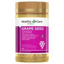 Healthy Care Grape Seed Extract 12000 Gold Jar 300 Capsules - Antioxidant - £91.88 GBP