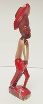 VTG Hand-Carved Haitian Figure Sculpture Wood Figural Marked Haiti - £23.14 GBP