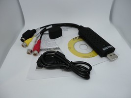 Pc Usb Dvr Digital Video Recorder Easy Cap Easier Cap Tv Dvd Vhs Camera Tape Audio - £15.40 GBP