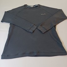 Columbia Sportswear Omni Wick Men&#39;s Gray Long Sleeve Crew Neck Sweater S... - $11.77