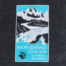 T Shirt Mendenhall Glacier Juneau Alaska Road Trip Adult No Tag Measure ... - $15.00