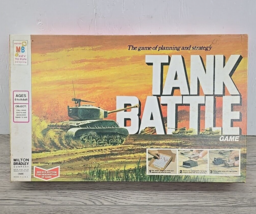 Vintage 1977 Milton Bradley Tank Battle Game Board Game- MB 4508 - Complete - $38.69