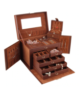 Large Jewelry Box Display Organizer Packaging For Girls and Women Multic... - $3,707.57 MXN