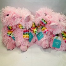 Valentines Shaggy Platypus Plush Stuffed Animals NEW Pink- Glitter Eyes ... - £14.85 GBP
