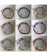 9 Colors Natural 6mm Agate Healing Stone Elastic Bracelets - Wholesale - $49.00+