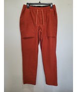 Lululemon Pants Mens M Medium Red Brick Bowline Utilitech Straight Draws... - $78.13 CAD