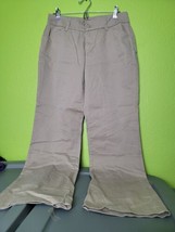 Womens Chino Khaki Pants Lee Riders Curvy Trouser 12m - $14.69