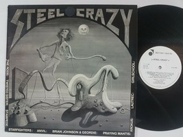 Various ‎ Steel Crazy Vinyl Lp  AABT 200  Brian Johnson/Geordie Keep On Rocking - £8.20 GBP