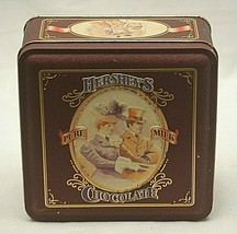 Hershey&#39;s Milk Chocolate Metal Tin Can Container 1995 Advertising Ad Vin... - £13.23 GBP