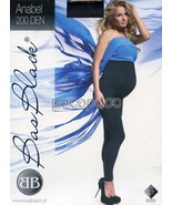 Women&#39;s Maternity Leggings 200 Denier Bas Blach ANABEL Long Pants - $40.51 CAD+