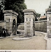Langres France Gate Of The Auges 1910s Postcard Plated Print PCBG12A - £15.72 GBP