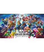 Super Smash Bros Ultimate Poster Video Game Print 13x20&quot; 24x36&quot; 27x40&quot; 3... - £10.20 GBP+