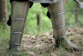 Pair Medieval Leg Armor Knight Steel Greaves Larp Fantasy Metal-
show origina... - £58.56 GBP