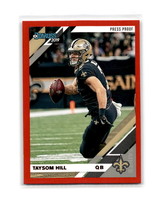 2019 Donruss #174 Taysom Hill Press Proof Red - £2.27 GBP