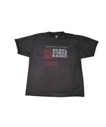 Rebel Force Radio&quot;  Your Source For  The Force Mens Black T-shirt Sz 2XL  - $12.35