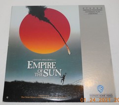 Laserdisc 1987 Empire of the Sun Extended Play Steven Spielberg John Mal... - $25.85