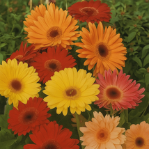 200 California Giants Mix Gerbera Daisy Seeds, Large Vibrant Blooms, Eas... - €11,11 EUR
