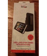 Shell Holster Combo Case for LG Spectrum VS920 - Black - $8.00
