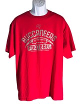 NFL TAMPA BAY BUCCANEERS FOOTBALL Short Sleeve T-Shirt Red Reebok XL - $8.90