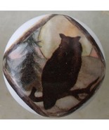 Cabinet Knobs Domestic bird Owl Diamond Lodge silhouette - $7.06 CAD
