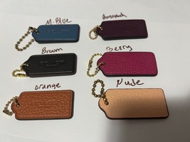 COACH Bag Hang Tag / Key Chain / authentic 2.5 *1 in  Aprox pick one - £17.94 GBP