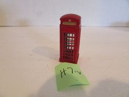 Lemax Diecast Metal English Telephone Booth 3"H  Used  H7v - $4.51