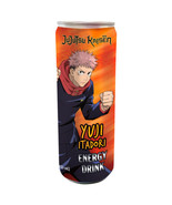 Jujutsu Kaisen Anime Yuji Itadori Energy Drink 12 oz Illustrated Cans Ca... - £36.29 GBP