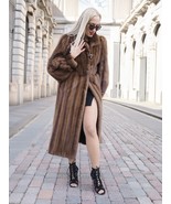 Vintage Pastel Canadian Brown Mink Fur Coat Silk Lining S  Fast Shipping - $599.00