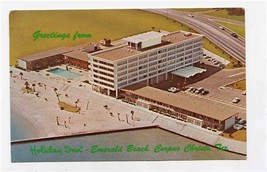 Holiday Inn Emerald Beach Postcard Shoreline Blvd Corpus Christi Texas - £9.51 GBP