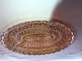 Holiday Iridescent  Platter Depression Glass Mint - $23.99