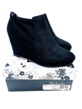 CL by Chinese Laundry Varina Wedge Boots- Black, US 9.5M / EUR 40.5 - £23.22 GBP