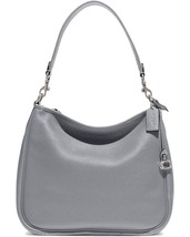 COACH Pebbled Leather Cary Shoulder Bag Crossbody ~NWT~ Grey Blue CC435 - £221.05 GBP