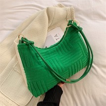 Famous Brand Crescent Shoulder Bags Top Cotton Fabric Trend Purse and Handbags f - £43.22 GBP