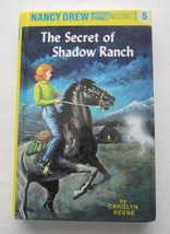 Nancy Drew #5 The Secret Of Shadow Ranch ~ Carolyn Keene HB Mystery Book - £4.20 GBP