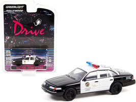 1992 Ford Crown Victoria Police Interceptor Black and White &quot;Los Angeles Poli... - £13.19 GBP