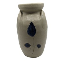 Vintage 1980s to 1990s Williamsburg V.A. Pottery Pot/Jug/Vase  Blue Glaz... - £16.18 GBP