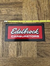 Edelbrock Carburetors Auto Decal Sticker - $453.45 MXN