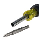 Klein Tools 32476 Multi-Bit Screwdriver / Nut Driver 5-in-1 Phillips Slo... - $13.84