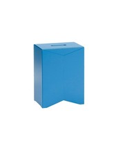 MOUSTACHE Stool Box Tabouret Aluminum Blue Size 17&quot; X 9&quot; X 12&quot; BG02 - £145.66 GBP