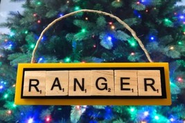 Ranger Military Army Marines Airforce TAPS Christmas Ornament Scrabble Tiles - £7.39 GBP